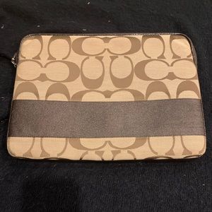 Coach laptop sleeve